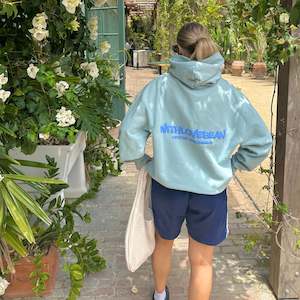 Past Collections: The Sky Blue Graffiti Hoodie