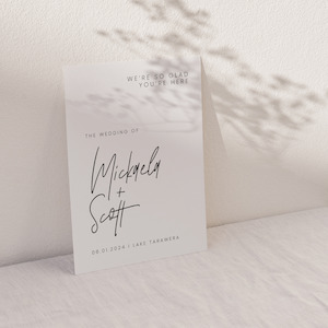 Wedding: Printable Welcome Sign