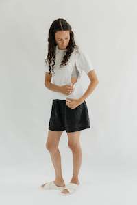 T-Shirt: RIB T | WHITE