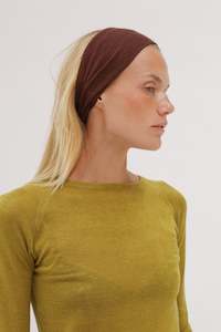 Cashmere: Rei Silk Cashmere Band - Carob