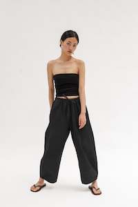 Final Sale: Dream Cotton Pants - Black