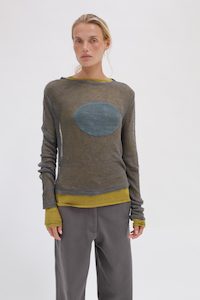 All: Moon Linen Top - Blue Moon