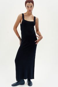 Cashmere: Neem Cashmere Cotton Dress - Black
