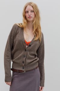 All: Aida Yak Cardigan - Bark