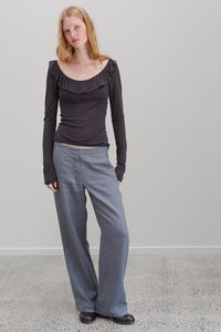 Leeway Linen Pants - Slate