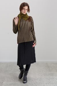 Products: Napoleon Silk Top - Distressed Stripe