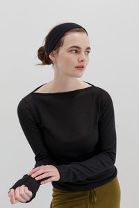 All: Hanape Hemp Top  - Black