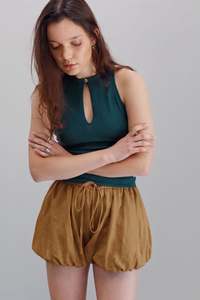 Products: Dahka Linen Shorts - Sunstone