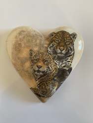 Limited Edition Hearts: Decoupaged  Hanging Heart-wild things