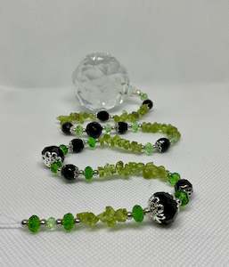 Hanging Crystals: Hanging Crystal-Peridot