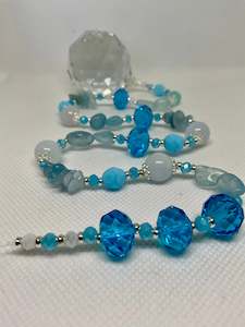 Hanging Crystals: Hanging Crystal-Aquamarine