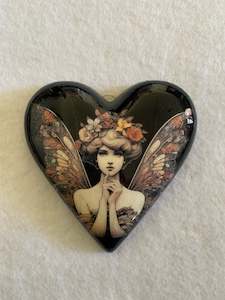 Decoupaged  Hanging Heart