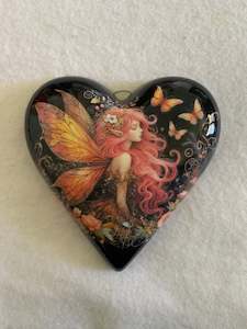 Decoupaged  Hanging Heart