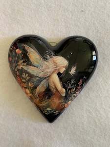 Decoupaged  Hanging Heart