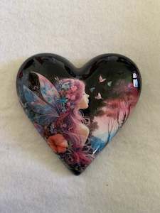 Decoupaged  Hanging Heart