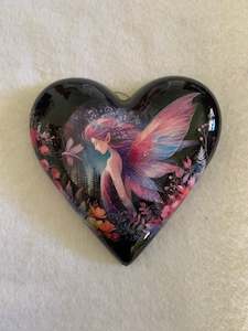 Decoupaged  Hanging Heart