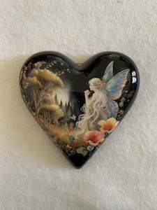 Decoupaged  Hanging Heart