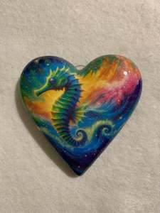 Decoupaged  Hanging Heart