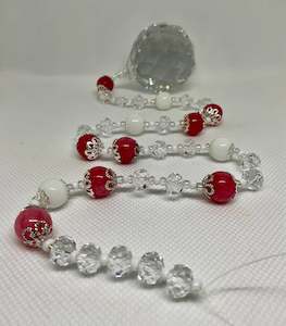 Hanging Crystal-White Agate