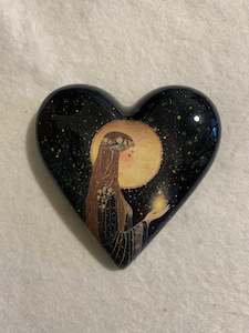 Decoupaged  Hanging Heart