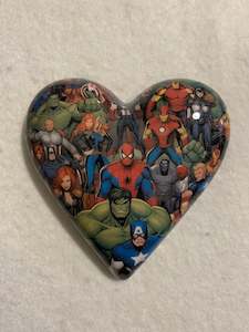 Decoupaged  Hanging Heart