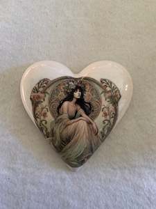 Decoupaged  Hanging Heart