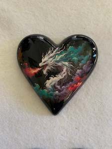 Decoupaged  Hanging Heart