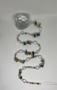 Hanging Crystals: Hanging Crystal-Rainbow Fluorite