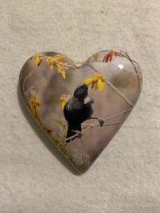Decoupaged  Hanging Heart