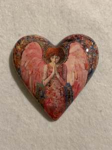 Decoupaged  Hanging Heart