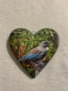 Decoupaged  Hanging Heart