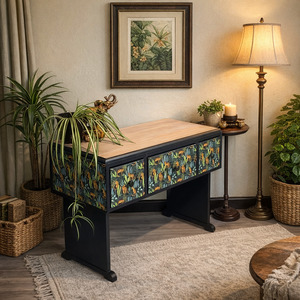 Statement Console Table / Desk – Jungle Print