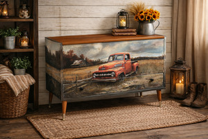 Rustic Retro Rimu Glory Box – One of a Kind