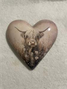 Decoupaged  Hanging Heart