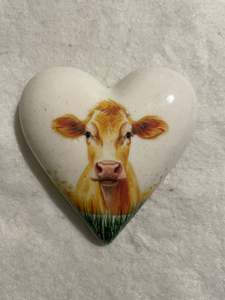 Decoupaged  Hanging Heart