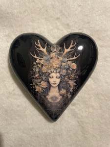 Decoupaged  Hanging Heart