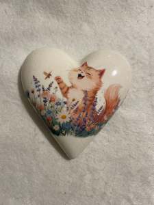 Decoupaged  Hanging Heart