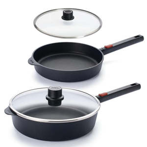 All Woll: Starter Set | Frying Pan | Sauté Pan | Free Safety Glass Lids | PFAS Free