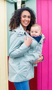 Wombat Co Maternity And Baby Wearing Jackets: NUMBAT GO mint