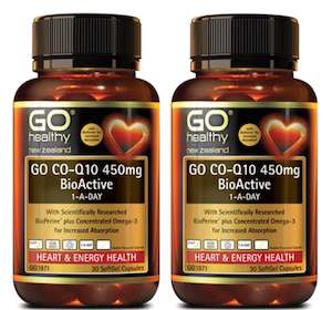 Covid 19 Featured: Go Healthy CoQ10 450mg BioActive 1 A Day 30s 2 FOR THE PRICE OF 1!