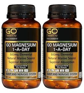 Covid 19 Featured: Go Healthy Go Magnesium 1-A-Day  TWO FOR THE PRICE OF ONE DEAL