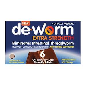 Family Health Childrens Health: De-Worm Extra Strength Chewable Tablets