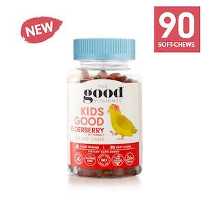 Family Health Childrens Health: Good Vitamin Co Kids Elderberry + Ivy Extract 90s