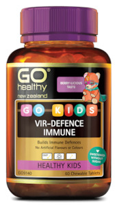 Family Health Childrens Health: Go Healthy Kids Vir-Defence Immune 60 Chew