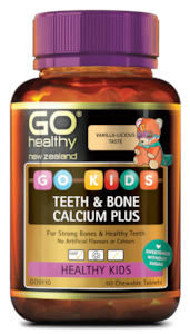 Family Health Childrens Health: Go Healthy Kids Teeth & Bone Calcium + 60 Chew