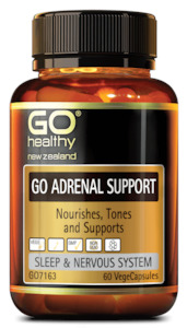 Go Healthy Adrenal Support 60 Vege Capsules