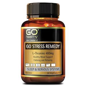 Natural Health Energy Mood: Go Healthy Stress Remedy 60 Vege Capsules