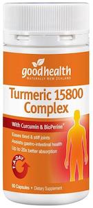 Natural Health Joint Health: Good Health Turmeric 15800 Complex 60 capsules