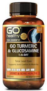 Natural Health Joint Health: GO Turmeric + Glucos. 1ADay 60cap