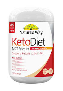 Diet Nutrition Keto: Natures Way Keto Diet MCT Powder 120g